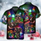 Veteran Christmas Merry Christmas Scaried Style - Hawaiian Shirt - Reefox