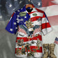 Veteran We Always Remember You With Flag Background - Hawaiian Shirt - Reefox