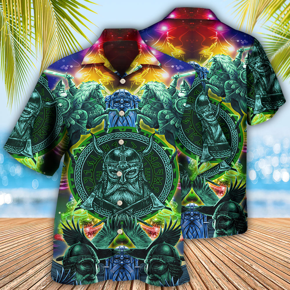 Viking Green Cool Christmas Style - Hawaiian Shirt - Reefox