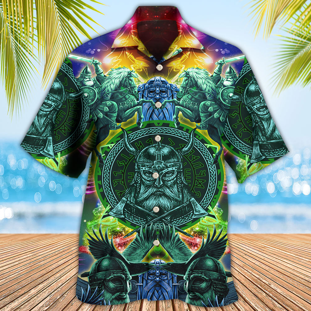 Viking Green Cool Christmas Style - Hawaiian Shirt - Reefox