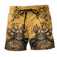 Beach Short / Adults / S Viking Good Meows Go To Heaven Bad Meows Go To Valhalla - Beach Short Reefox - Owls Matrix LTD