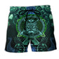 Beach Short / Adults / S Viking See You In Valhalla Blue Style - Beach Short Reefox - Owls Matrix LTD