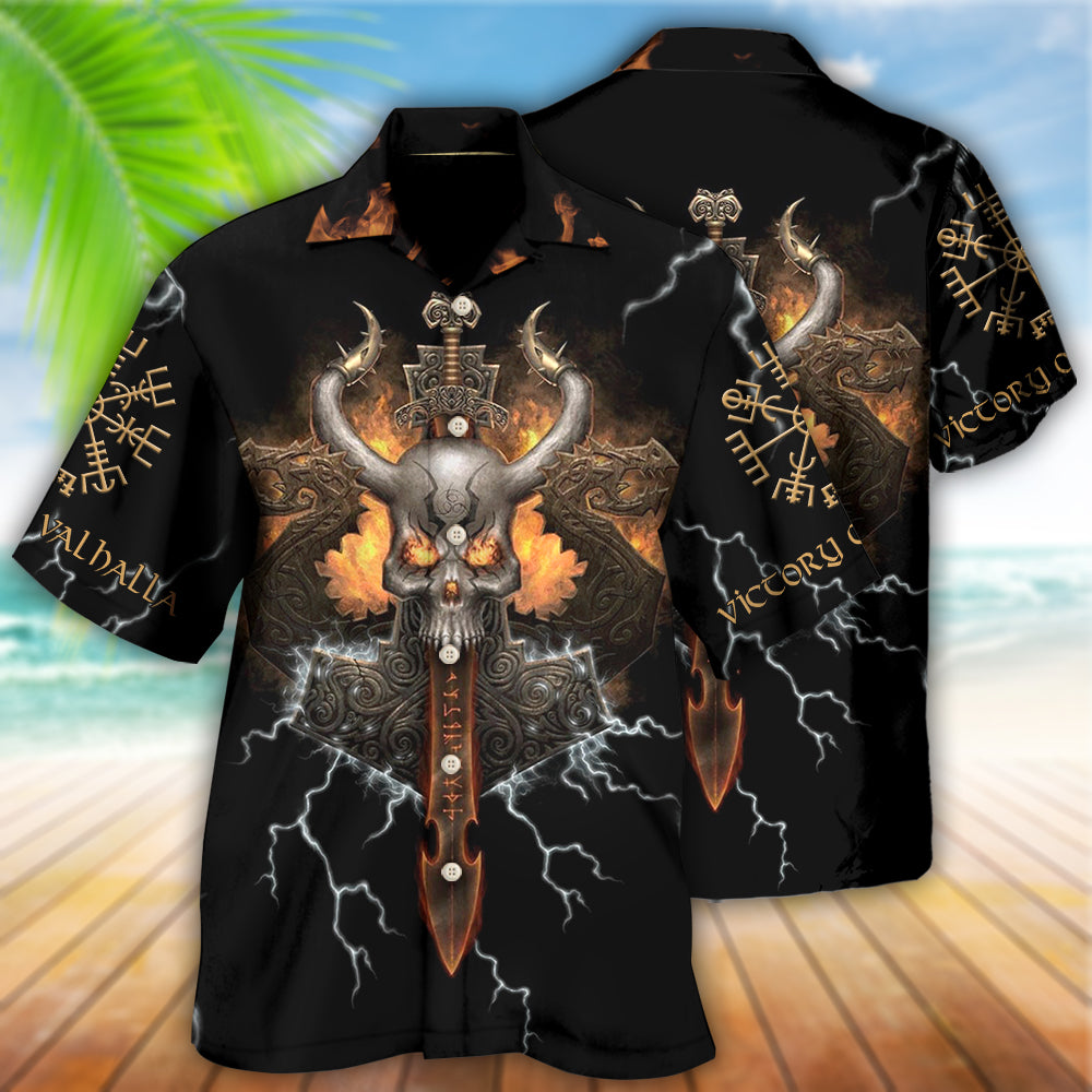 Viking Victory In Life - Hawaiian Shirt - Reefox