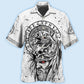 Viking Victory Black And White Style - Hawaiian Shirt - Reefox