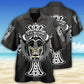 Viking Cool Pattern Black Style - Hawaiian Shirt - Reefox
