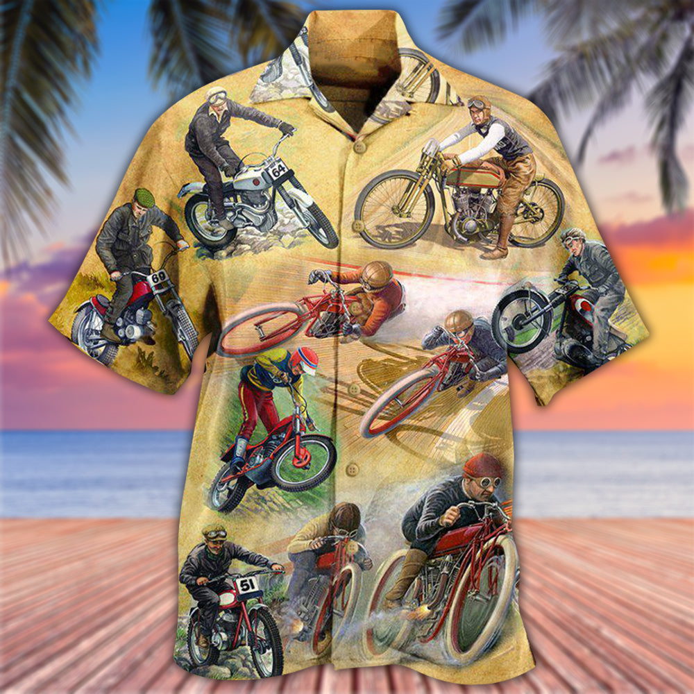 Motorcycle Amazing Vintage Style - Hawaiian Shirt - Reefox