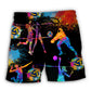 Beach Short / Adults / S Volleyball Art Mix Color - Beach Short Reefox - Owls Matrix LTD
