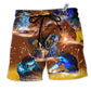 Beach Short / Adults / S Welder Works Hard Love It - Beach Short Reefox - Owls Matrix LTD