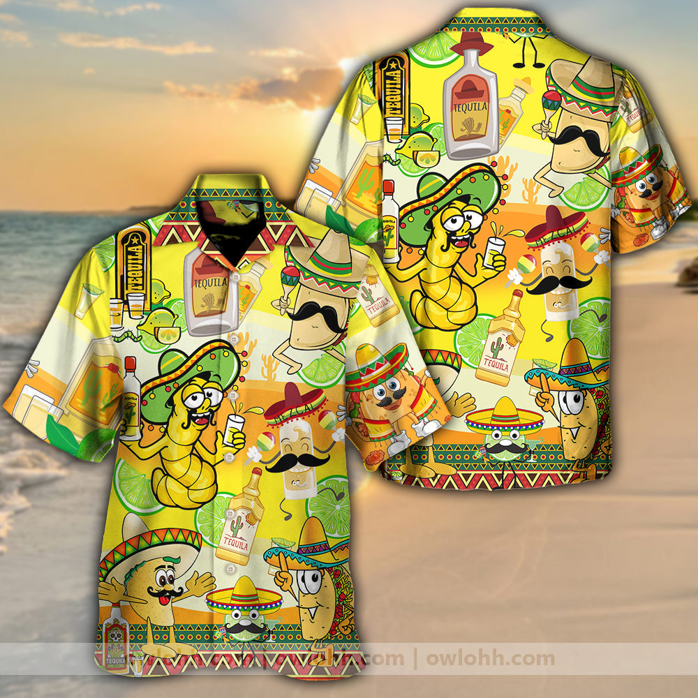 Wine Tequila Magic Water For Fun People - Hawaiian Shirt