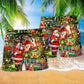 Xmas Santa Is Coming To You So Happy - Beach Short Reefox - Owls Matrix LTD