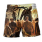 Beach Short / Adults / S Zombie Scare Cool Style - Beach Short Reefox - Owls Matrix LTD