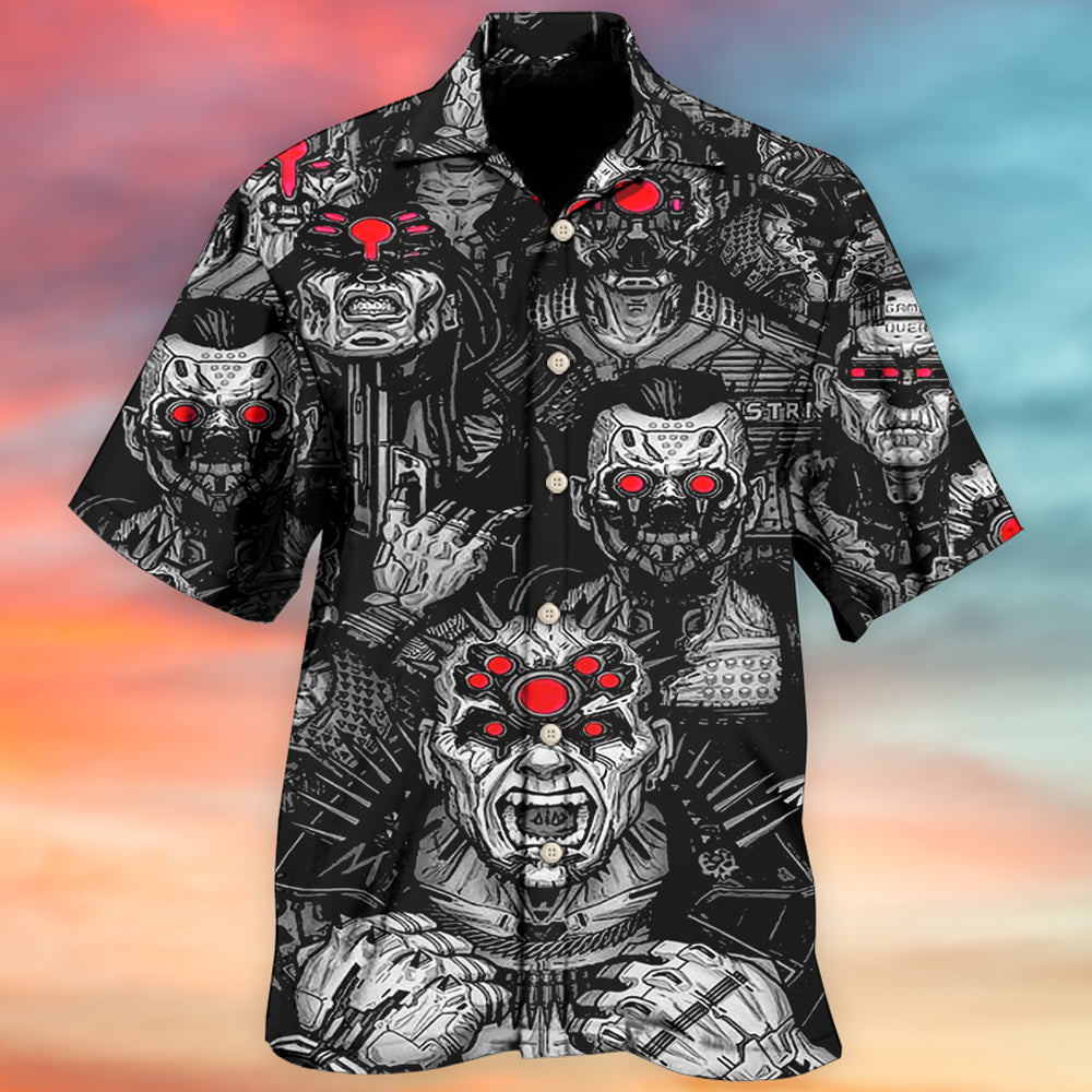 Zombie Will Work For Your Brains - Hawaiian Shirt - Reefox