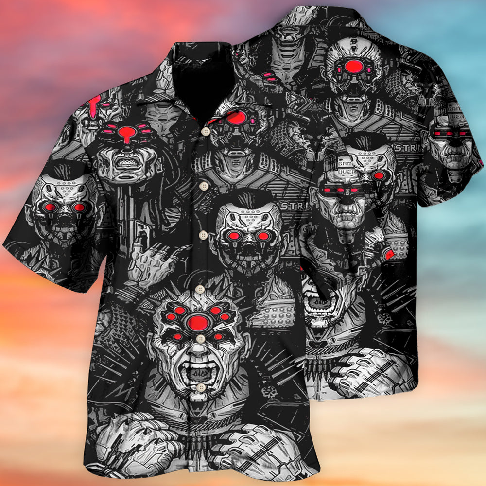 Zombie Will Work For Your Brains - Hawaiian Shirt - Reefox