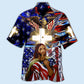 America Jesus Bless - Hawaiian Shirt - Reefox