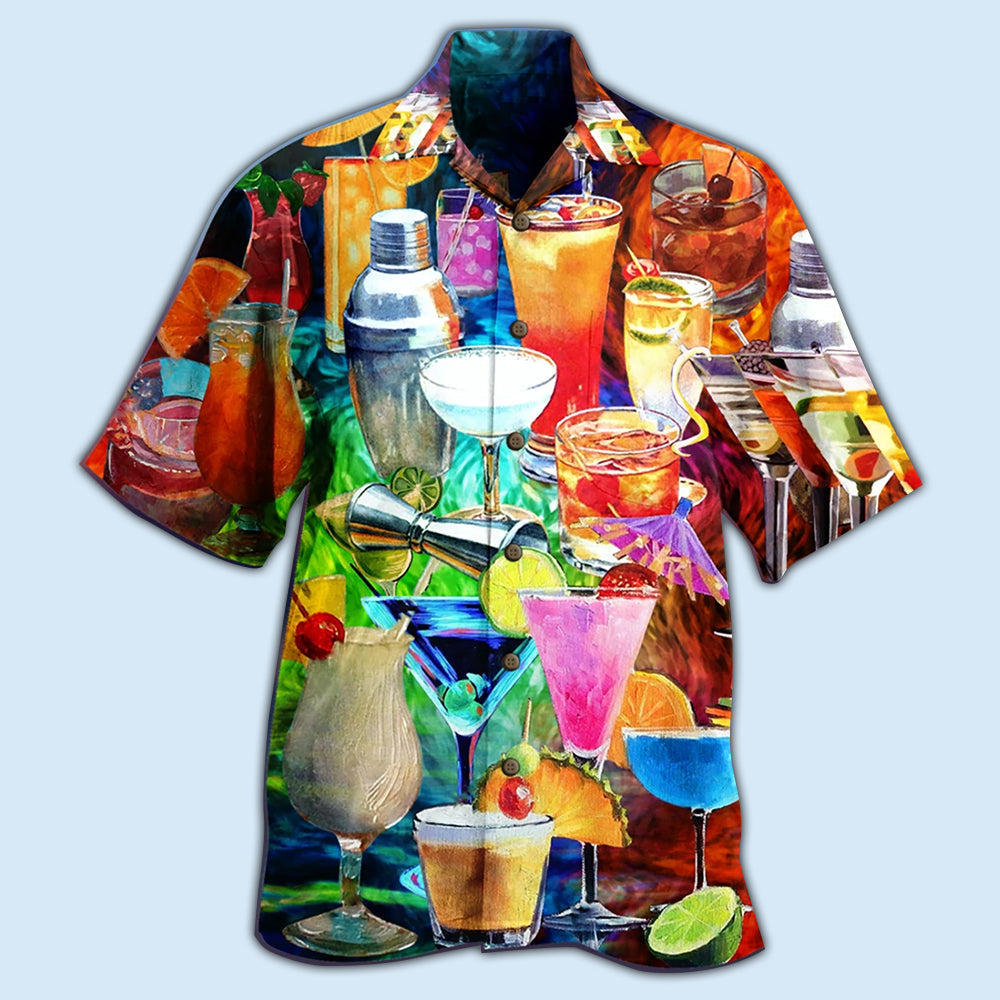 Cocktail Color Fruit - Hawaiian Shirt - Reefox