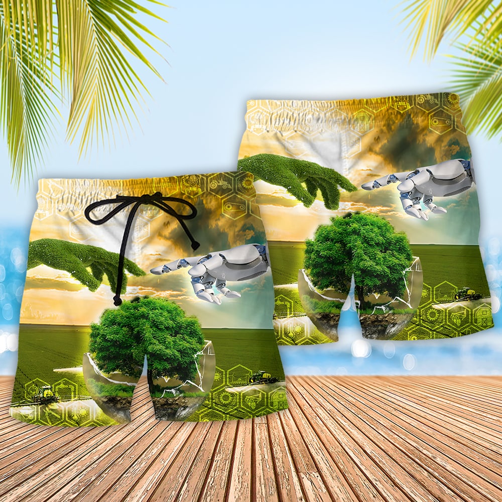 Farm Agricultural Scientist - Beach Short Reefox - Owls Matrix LTD