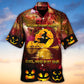 Hippie Halloween On a Dark Desert Highway Cool Wind in My Hair Witch - Hawaiian Shirt - Reefox