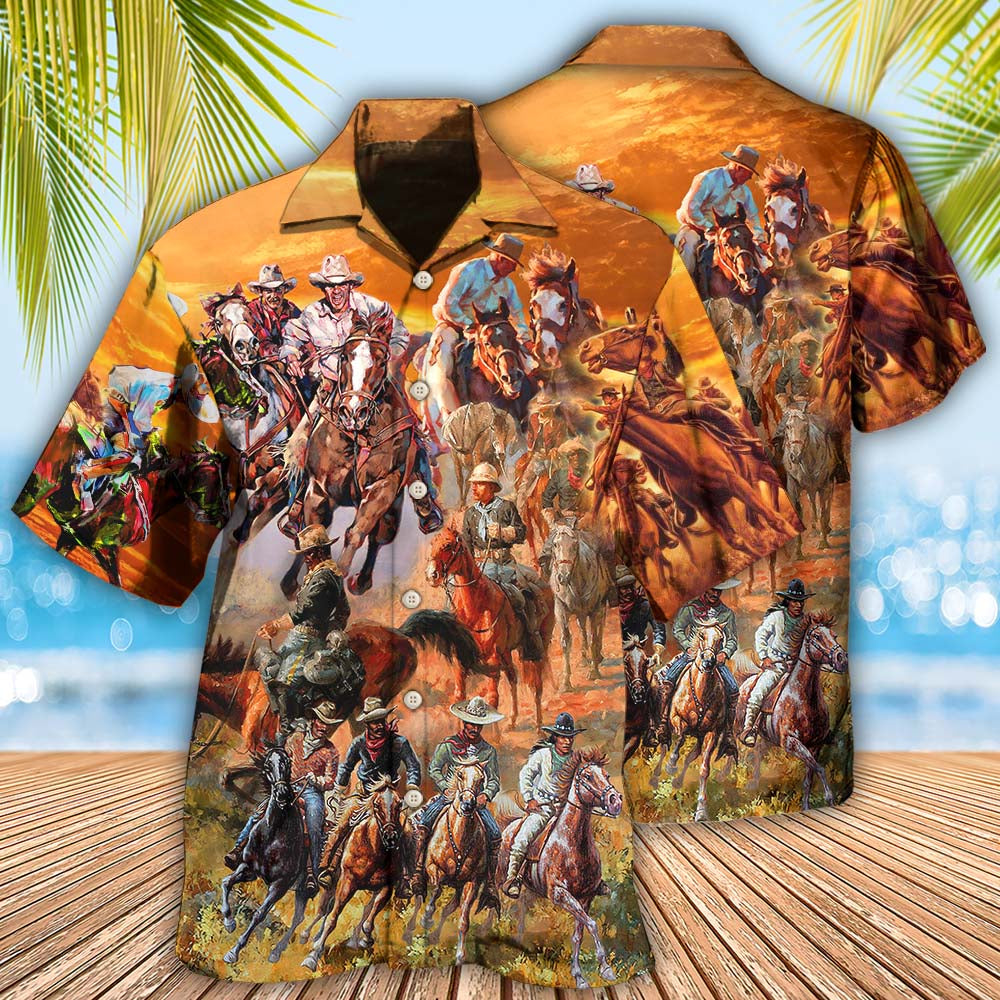 Cowboy Love Life And Love Forever - Hawaiian Shirt - Reefox