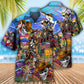 Cowboy Pirates Skull Love Life Cool - Hawaiian Shirt - Reefox