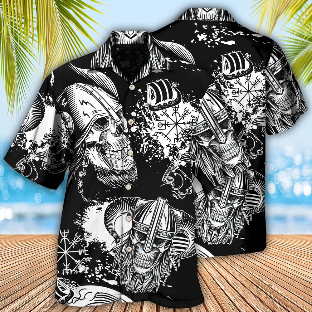 Viking Victory Life Black Style - Hawaiian Shirt - Reefox