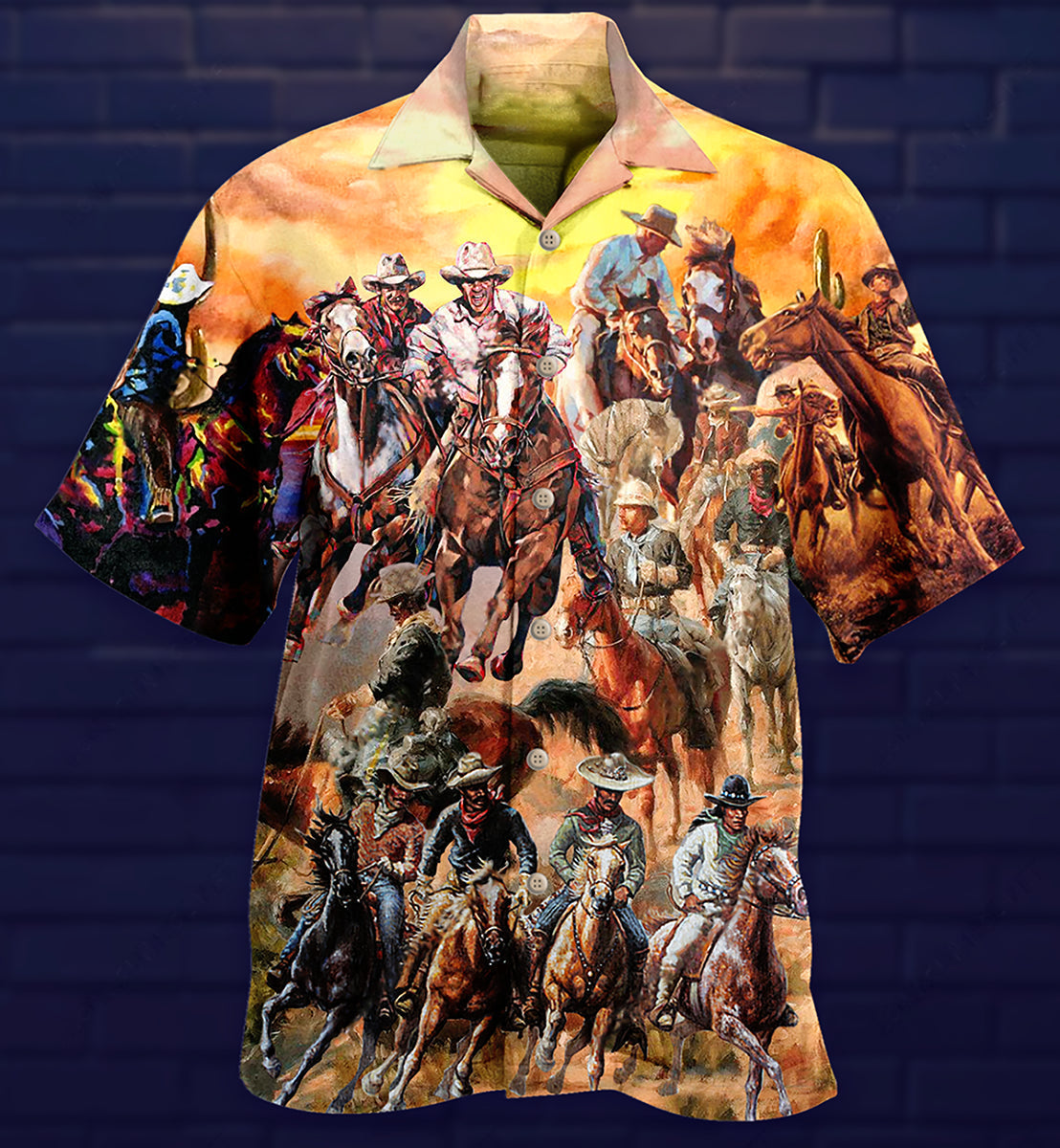 Cowboy Love Life And Love Forever - Hawaiian Shirt - Reefox
