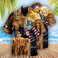America Land Of America - Hawaiian Shirt - Reefox