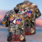 America Let Freedom Reign - Hawaiian Shirt - Reefox