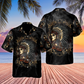 Native Girl Skull Style Dark - Hawaiian Shirt - Reefox