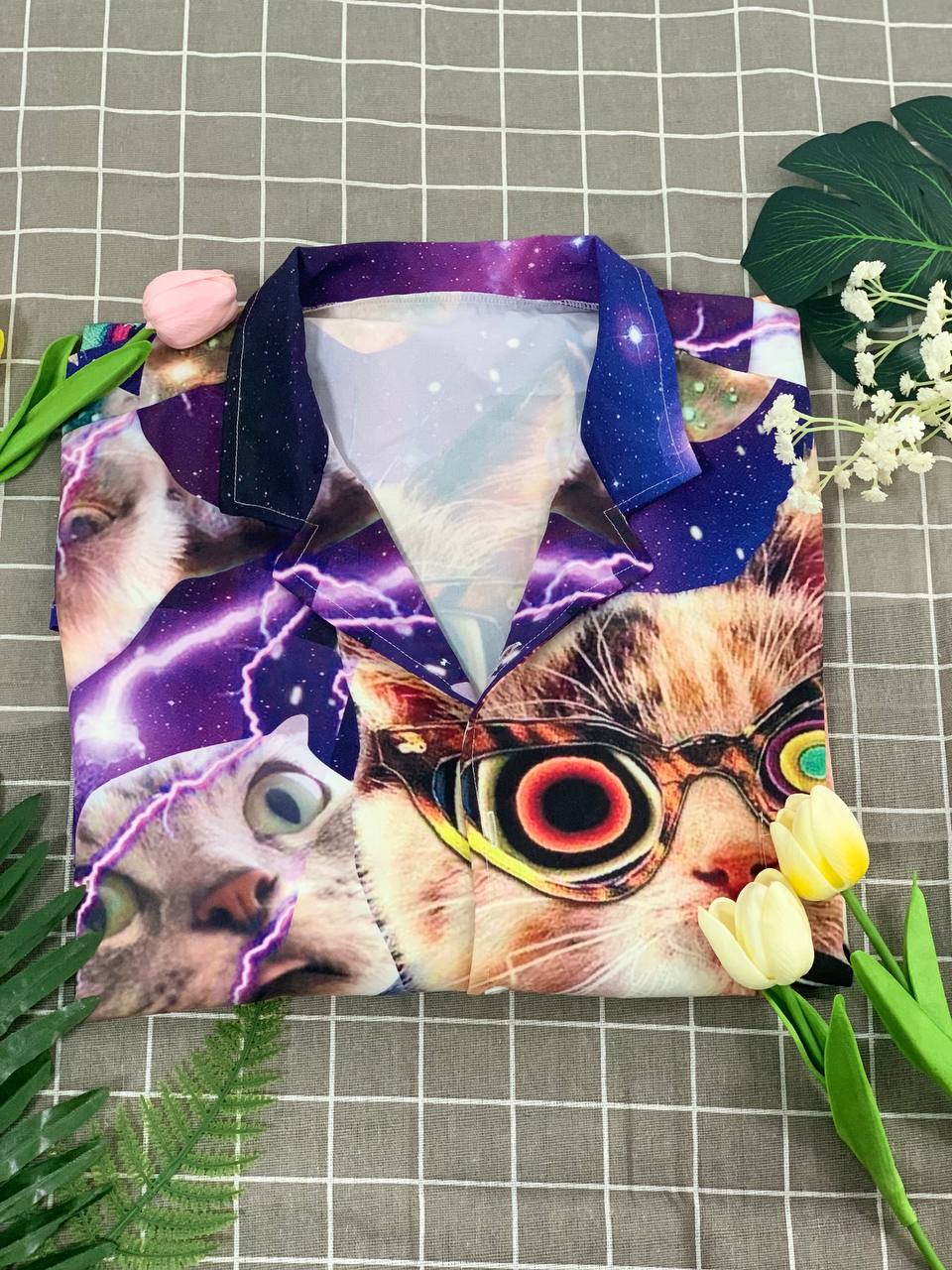 Cat The Battle Flying Cat - Hawaiian Shirt - Reefox