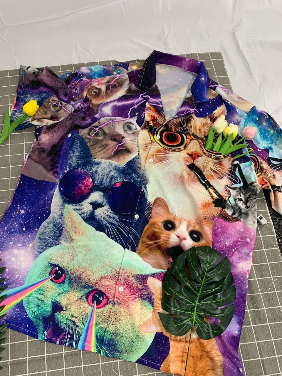 Cat The Battle Flying Cat - Hawaiian Shirt - Reefox