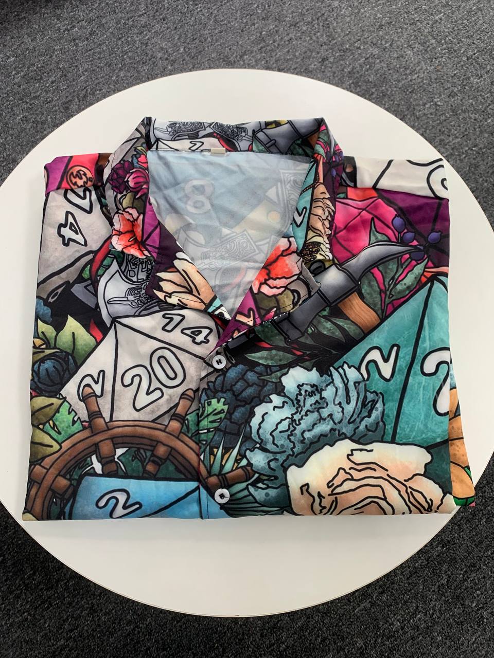 D20 Loves Flowers - Hawaiian Shirt - Reefox