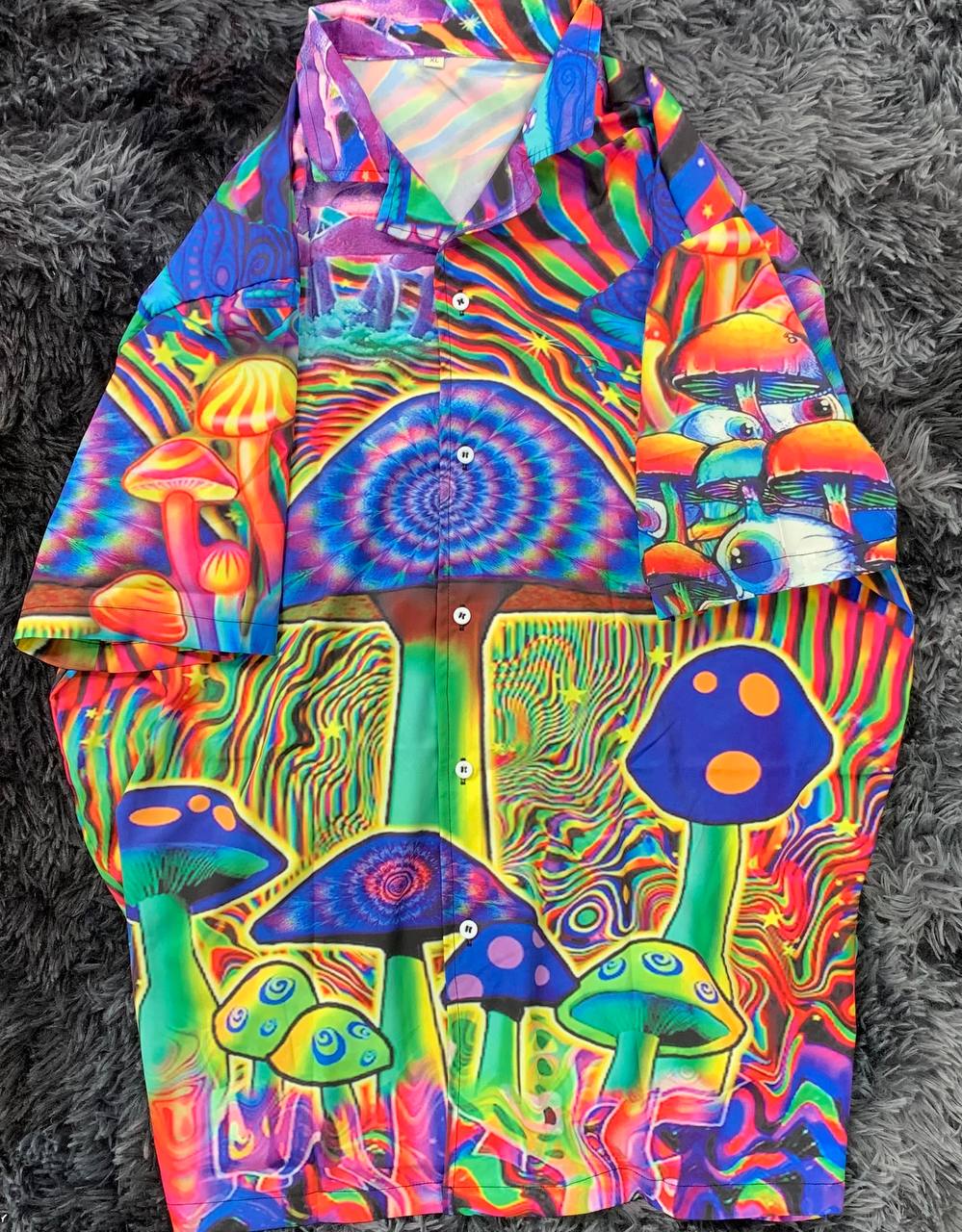 Hippie Mushroom Stunning Magic Style - Hawaiian Shirt - Reefox