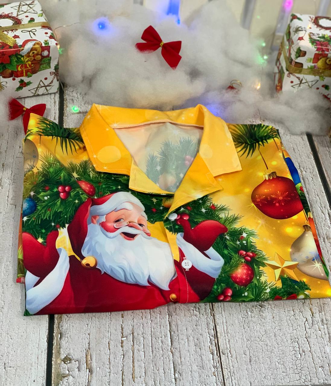 Christmas Tree Yellow Stunning Night - Hawaiian Shirt - Reefox
