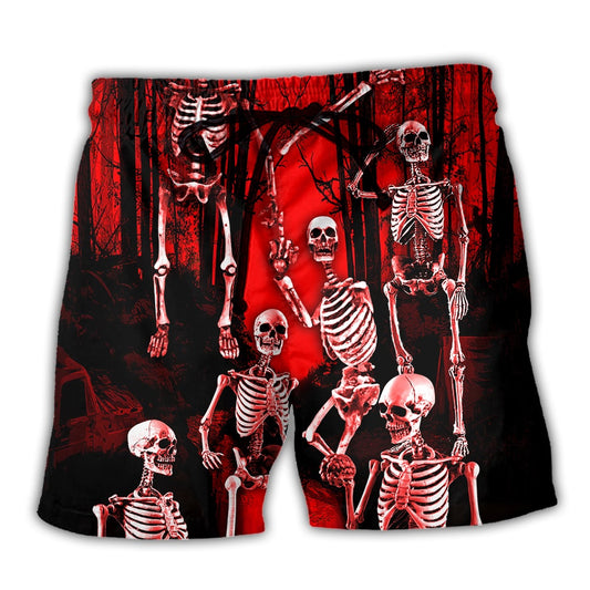 Beach Short / Adults / S Skull Action Figure - Beach Short Reefox - Owls Matrix LTD